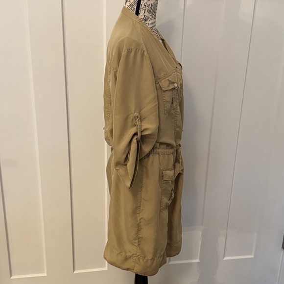 MICHAEL Michael Kors Beige Button-Up Mini Dress - Picture 4 of 7